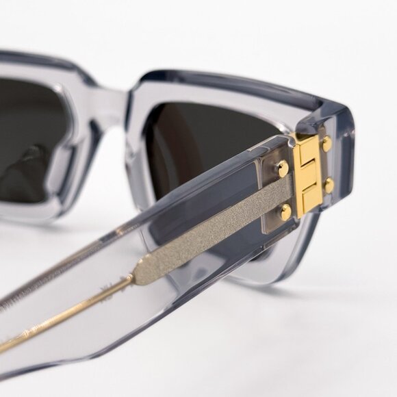 NEW BOTTEGA VENETA BV1230S 001 SUNGLASSES UNISEX CRYSTAL SQUARE BOTTEGA VENETA - Picture 9 of 12